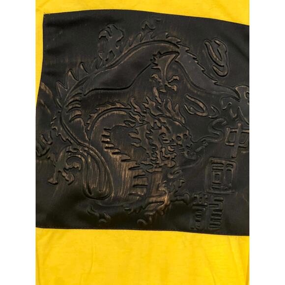 Gordo Cromato CR-24 Embossed Yellow T-Shirt Mens XXL - Picture 3 of 4